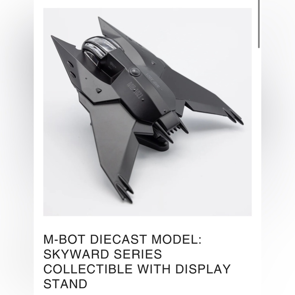 DRAGONSTEEL M-Bot Diecast Model Skyward Series Collectible with Stand